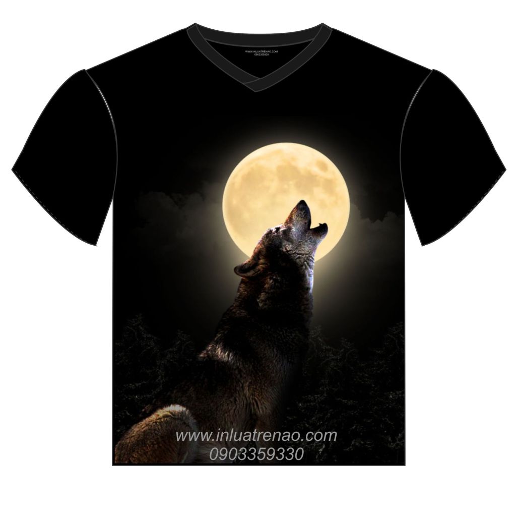 THIET KE IN AO wolf mon